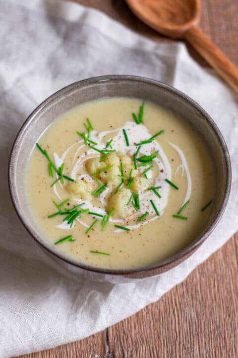 Blumenkohlsuppe - mit Kartoffeln, einfach &amp; wie von Oma